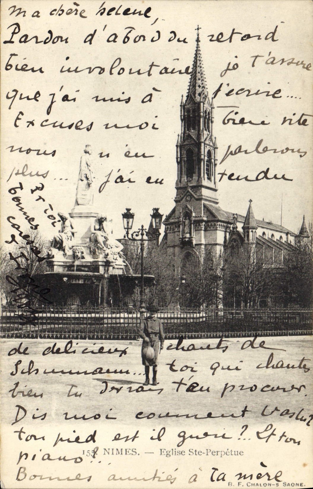 CPA Nimes Eglise Ste Perpetue 