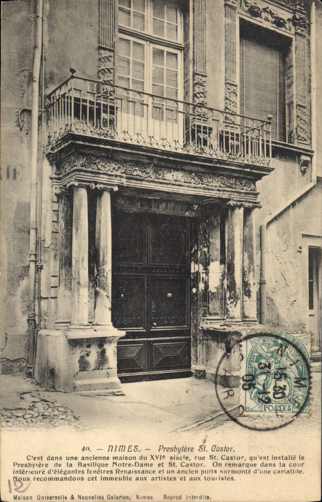 CPA Nimes Presbytere St Gastor 