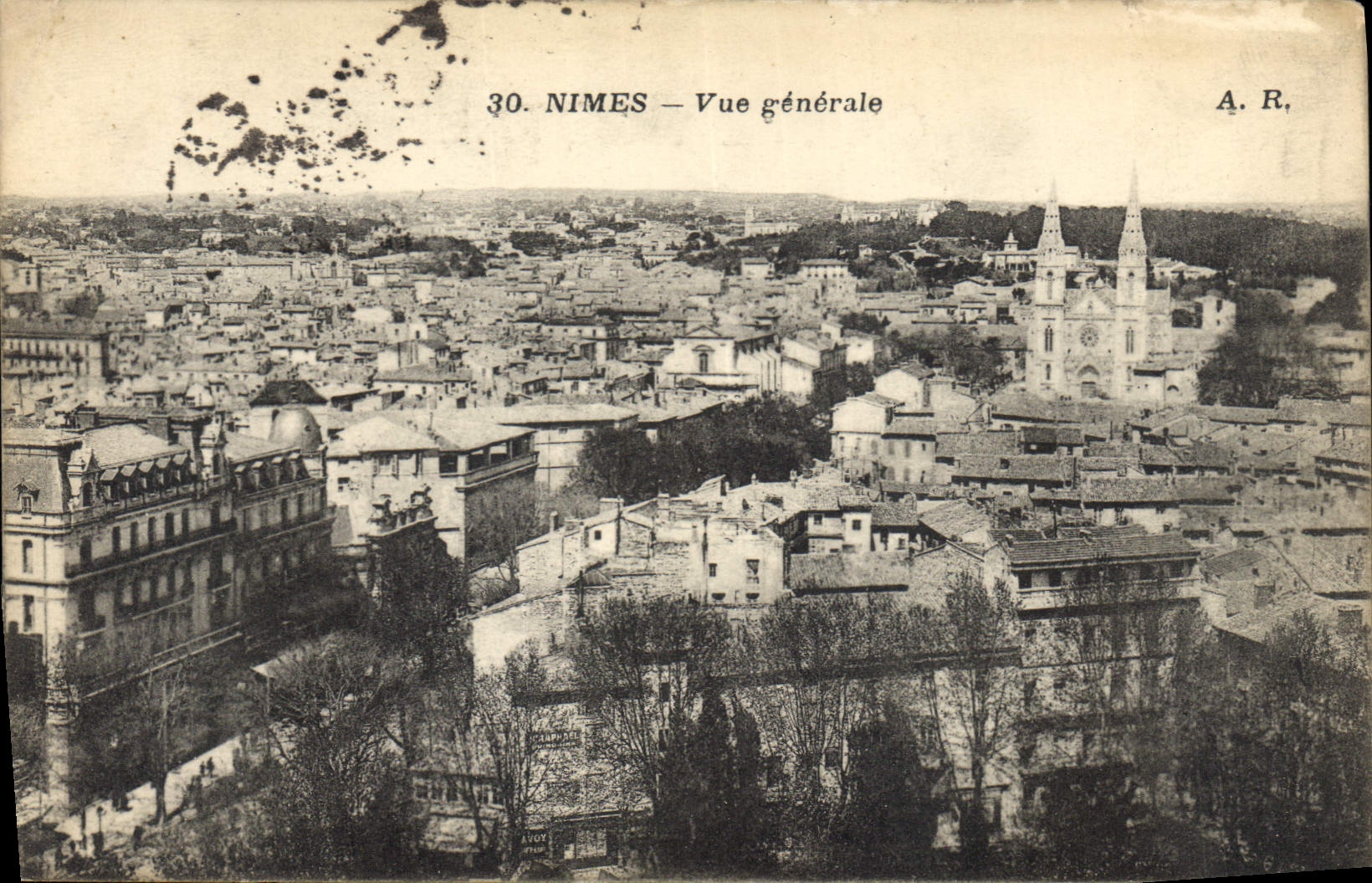 CPA Nimes Vue generale 