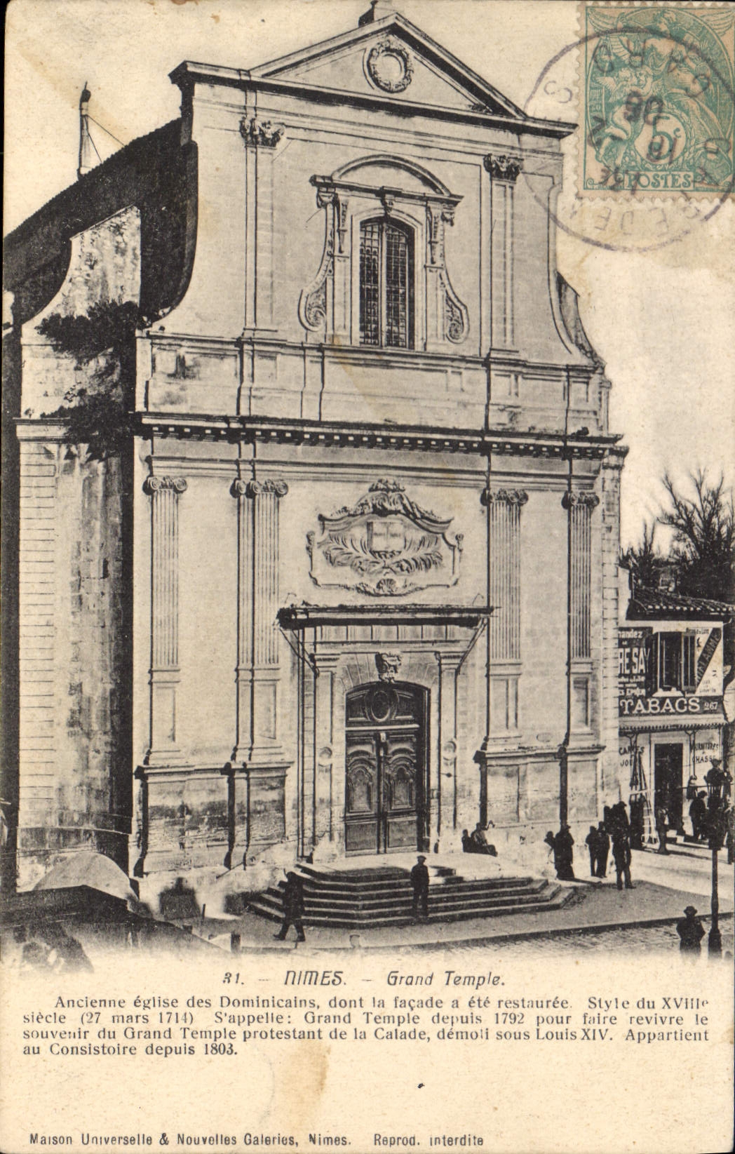 CPA Nimes Grand Temple 