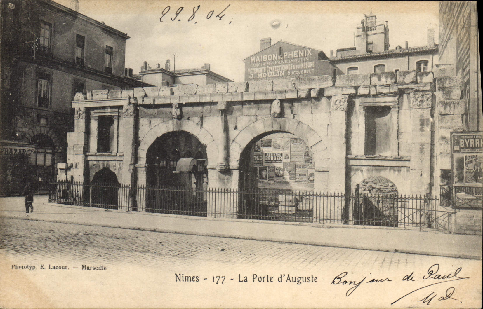 CPA Nimes La Porte d'Auguste 