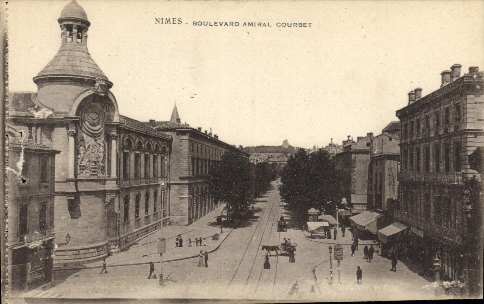 CPA Nimes Boulevard Amiral Courbet 