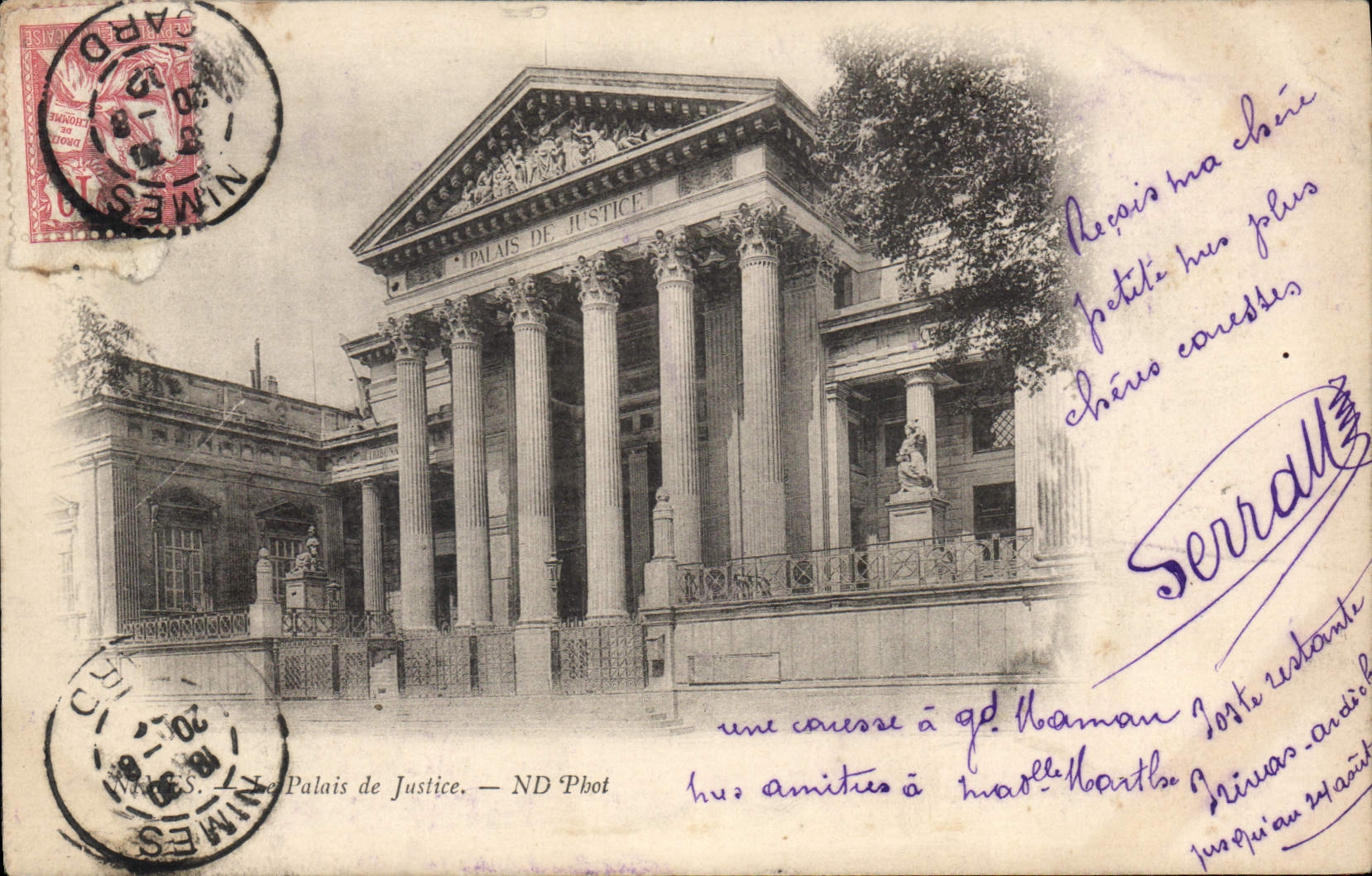 CPA Nimes Le Palais de Justice 