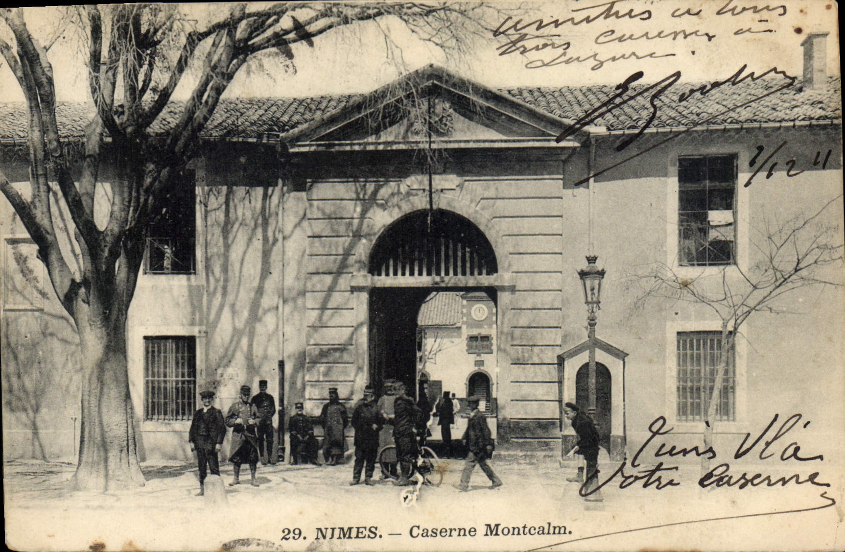 CPA Nimes Caserne Montcalm 