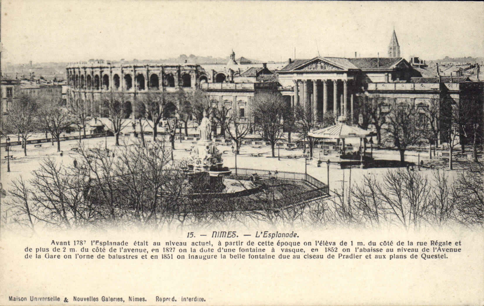 CPA Nimes L'Esplanade 