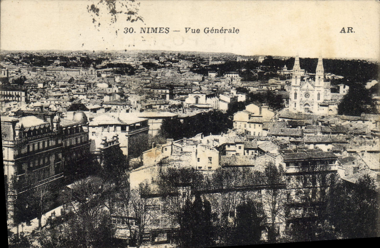 CPA Nimes Vue generale 