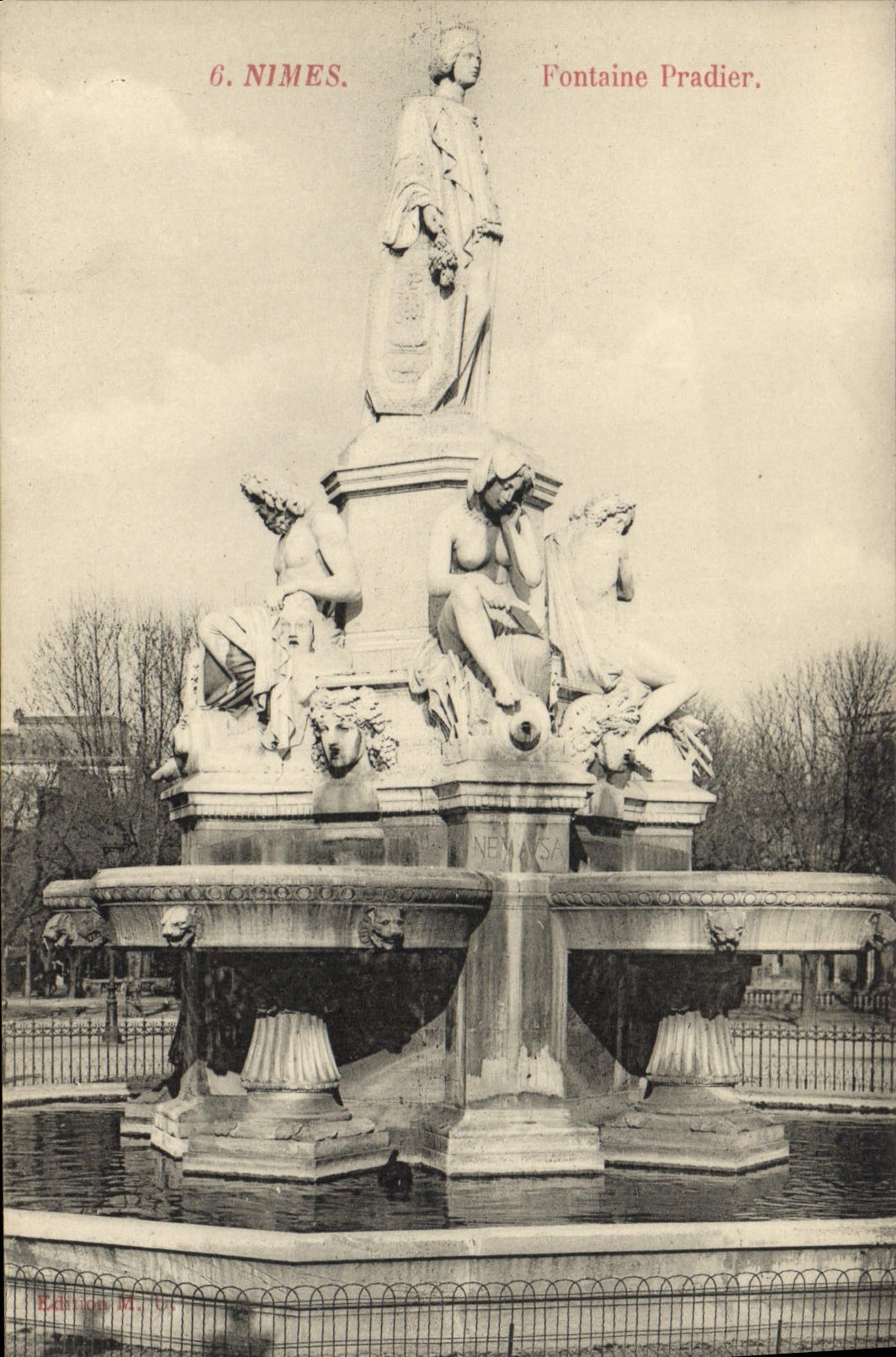 CPA Nimes Fontaine Pradier 