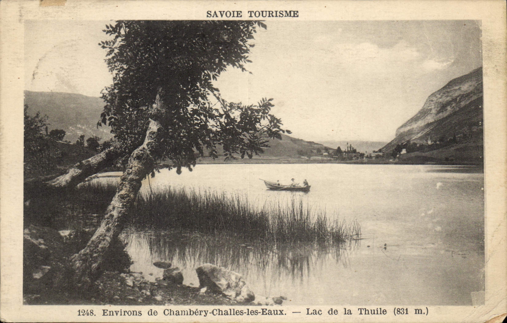 CPA Savoie Tourisme Environs de Chambery Challes les Eaux Lac de la Thuile 