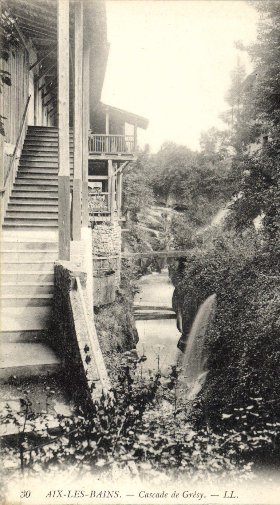 CPA Aix les Bains Cascade de Gresy