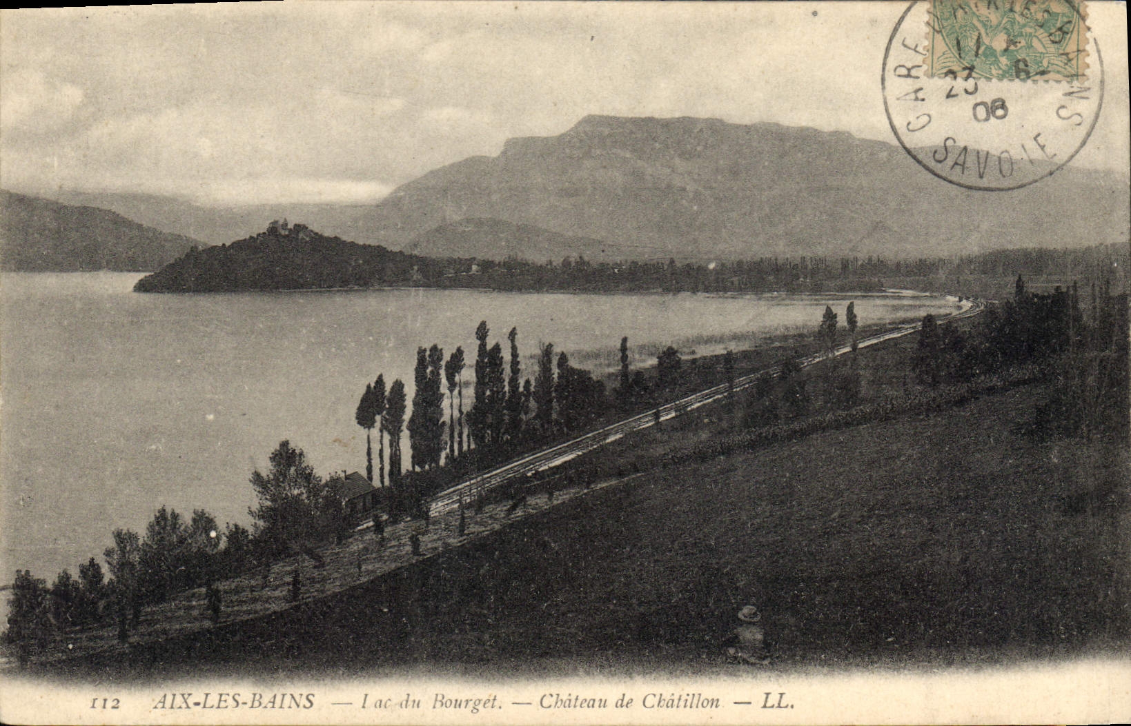 CPA Aix les Bains Lac du Bourget Chateau de Chatillon 