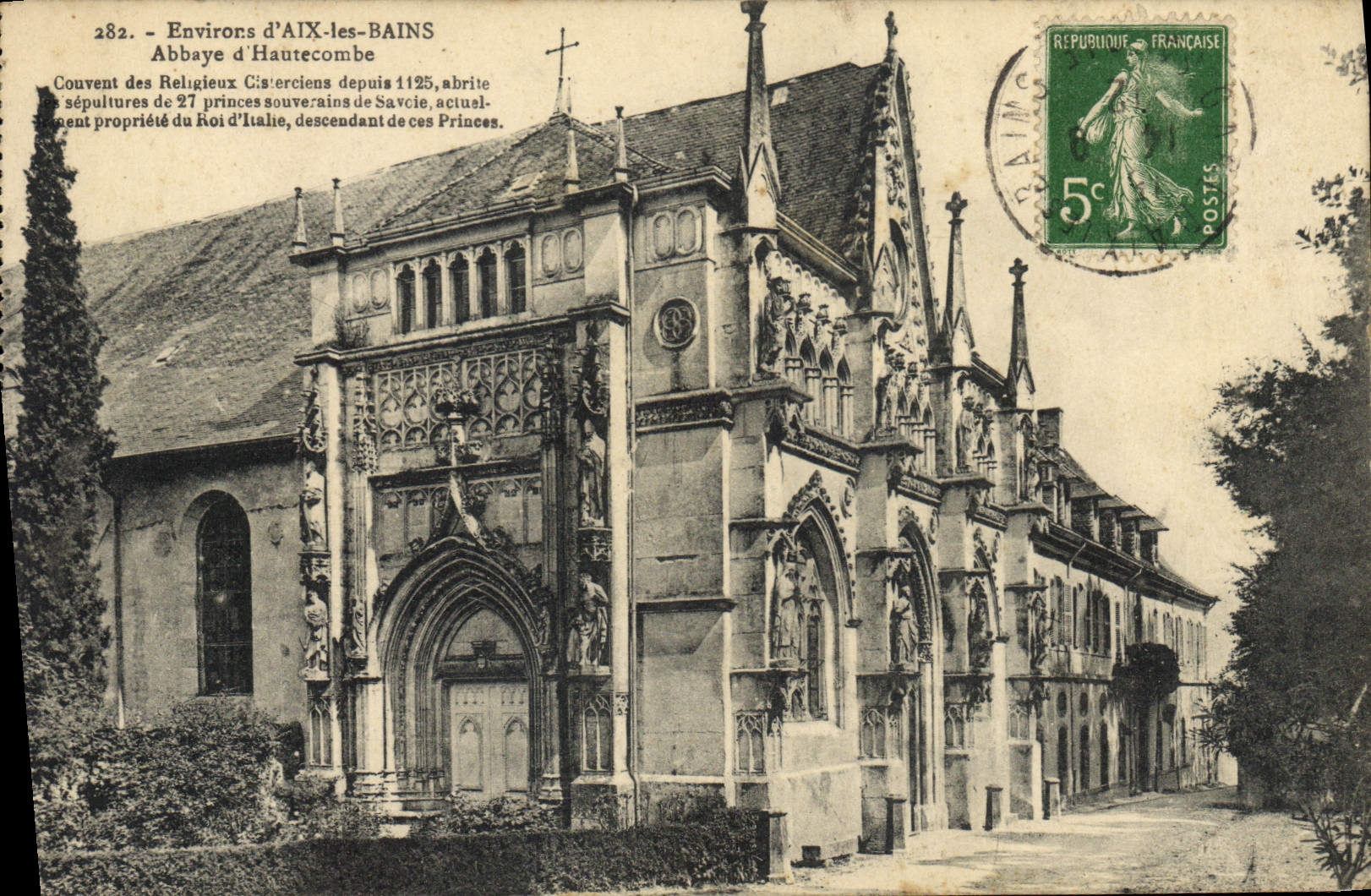 CPA Environs d'Aix les Bains Abbaye d'Hautecombe