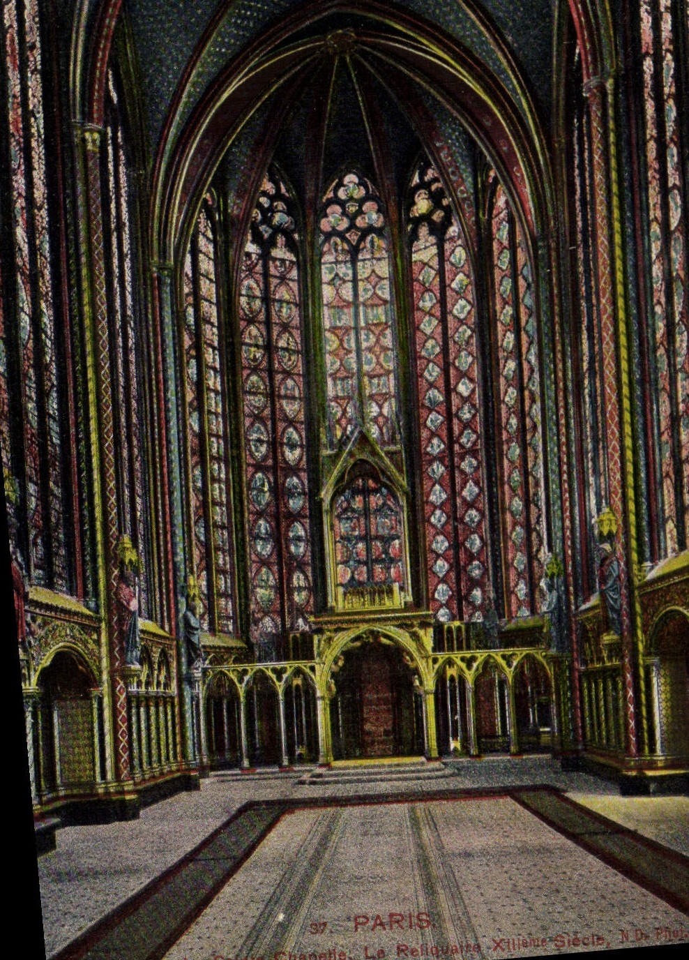 CPA Paris la Sainte Chapelle Chapelle Haute la Nef