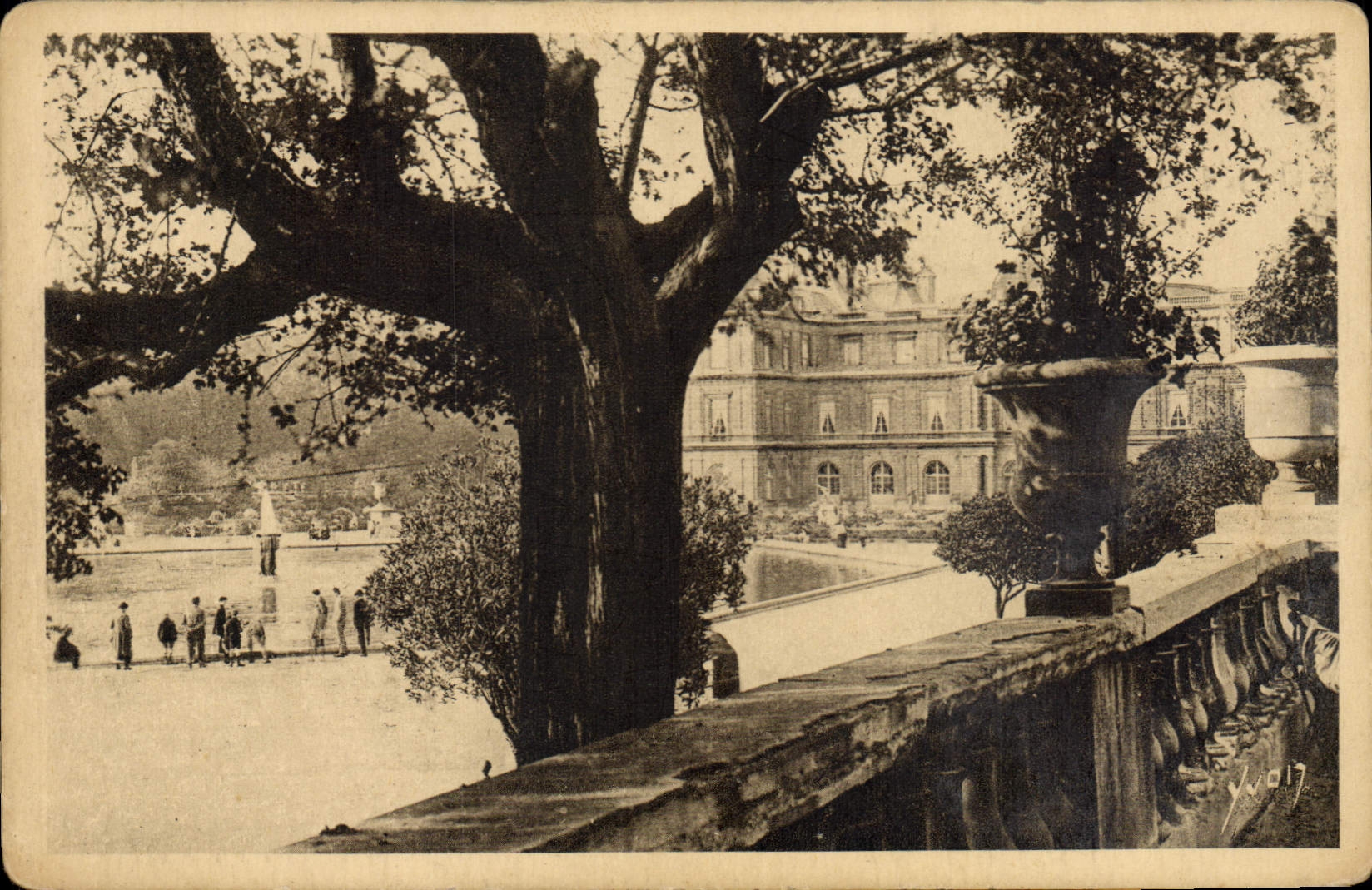 CPA Paris en Flanant Jardin du Luxembourg 