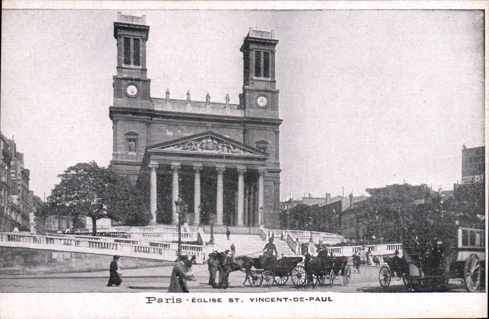 CPA Paris Eglise St Vincent de Paul 