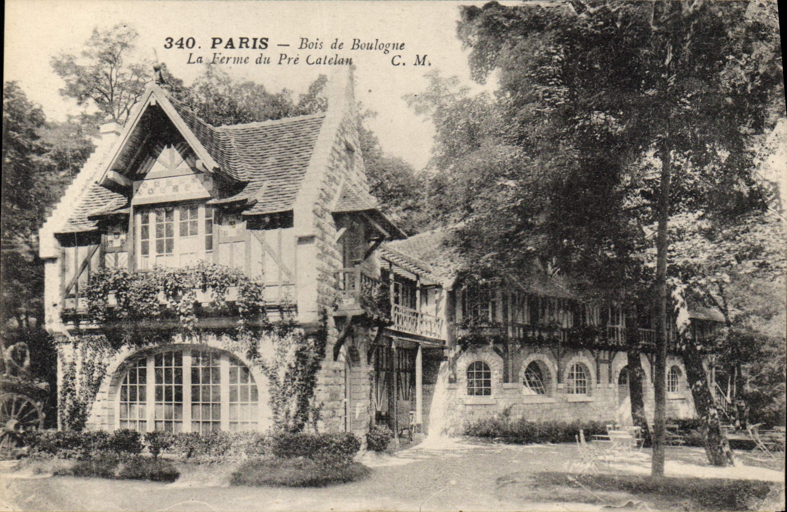 CPA Paris Bois de Boulogne la Ferme du Pre Catelan