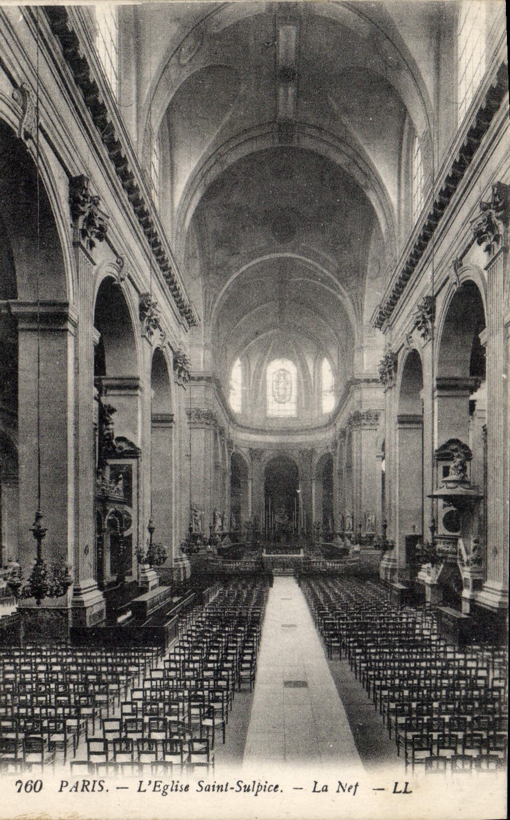 CPA Paris l'eglise Saint Sulpice 