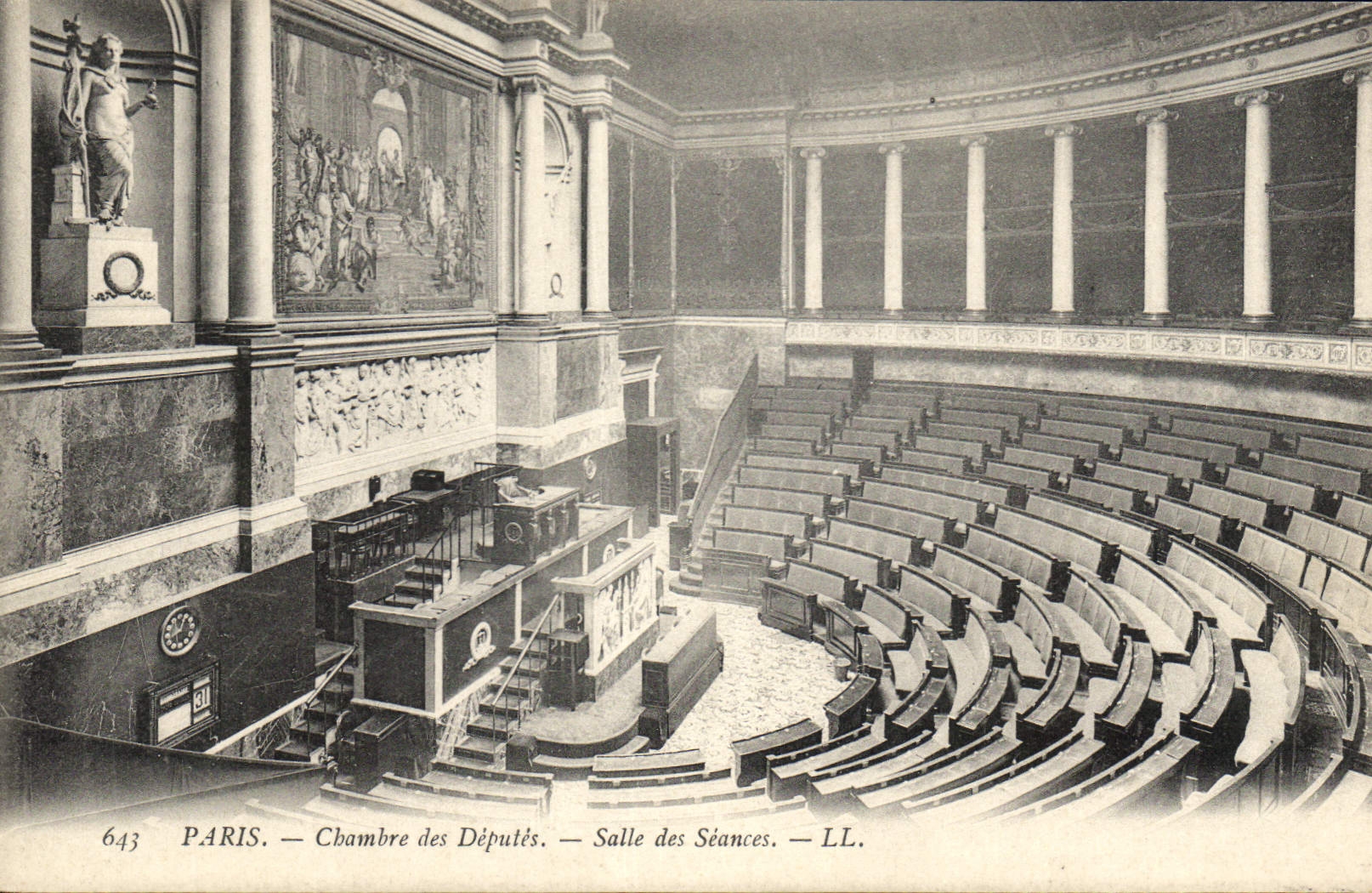 CPA Paris Chambre des Deputes Salle des Seances