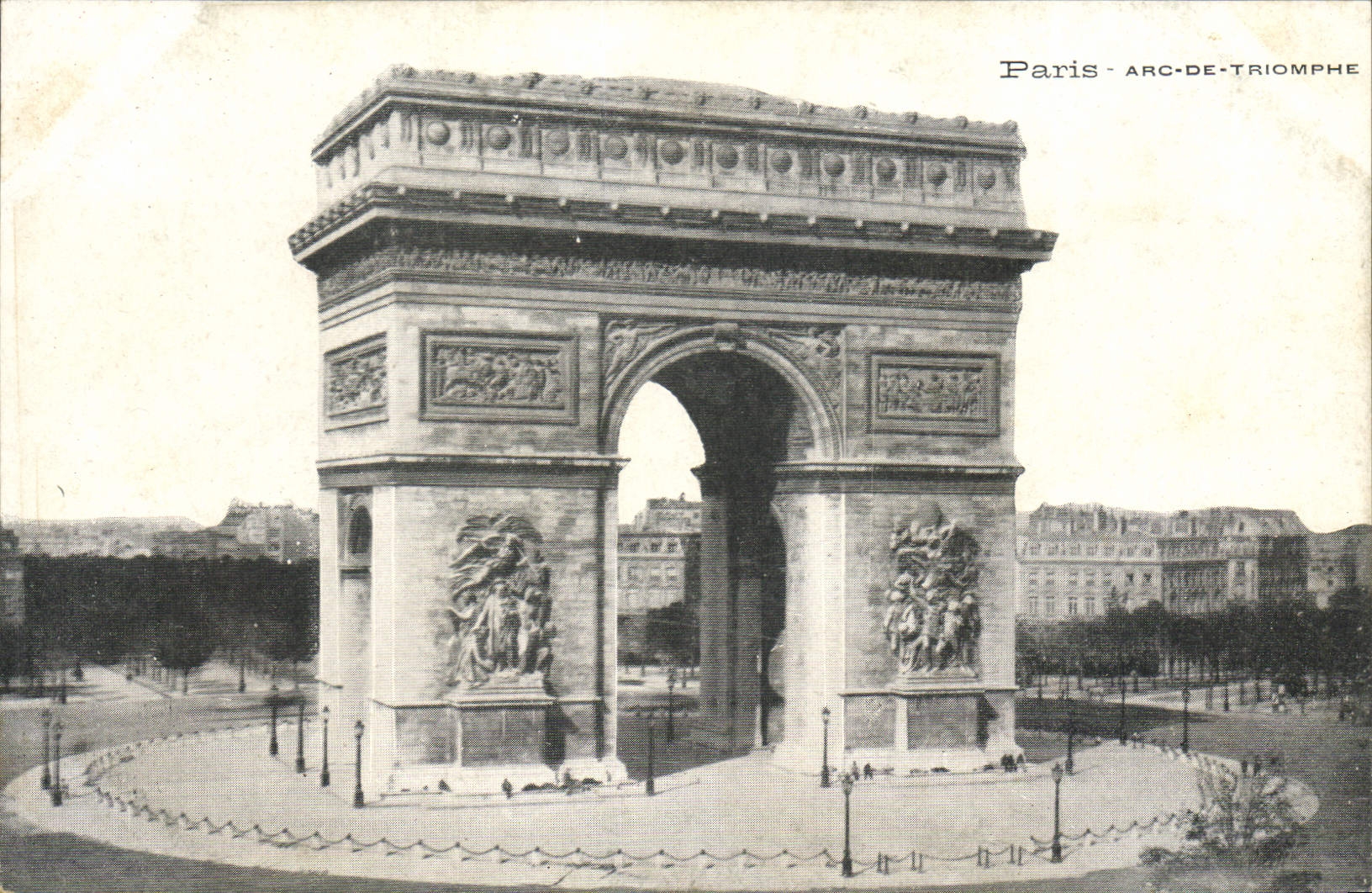 CPA Paris Arc de Triomphe 