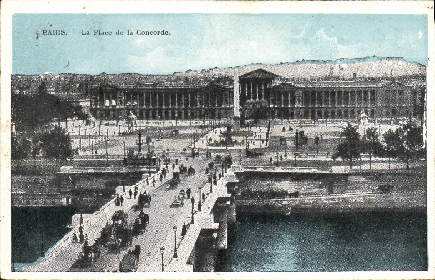 CPA Paris la Place de la Concorde