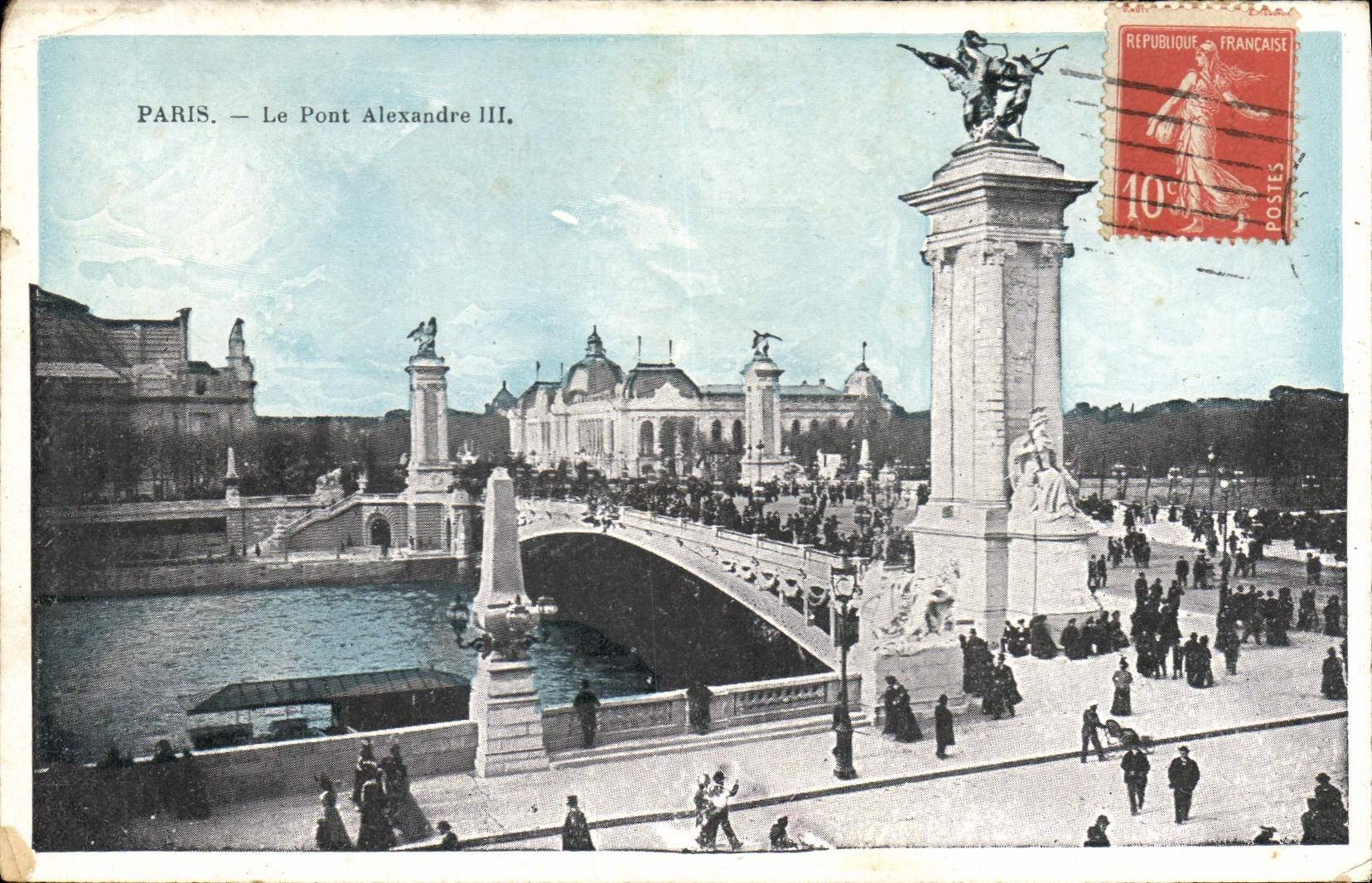 CPA Paris le Pont Alexandre III 