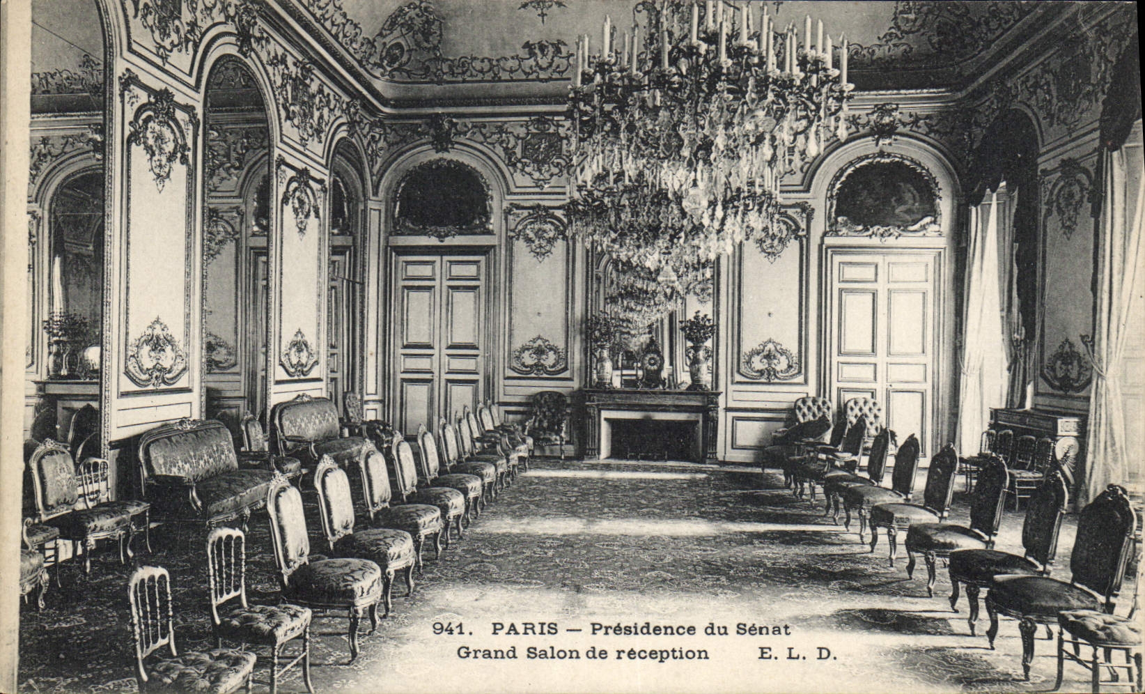 CPA Paris Presidence du Senat Grand Salon de reception