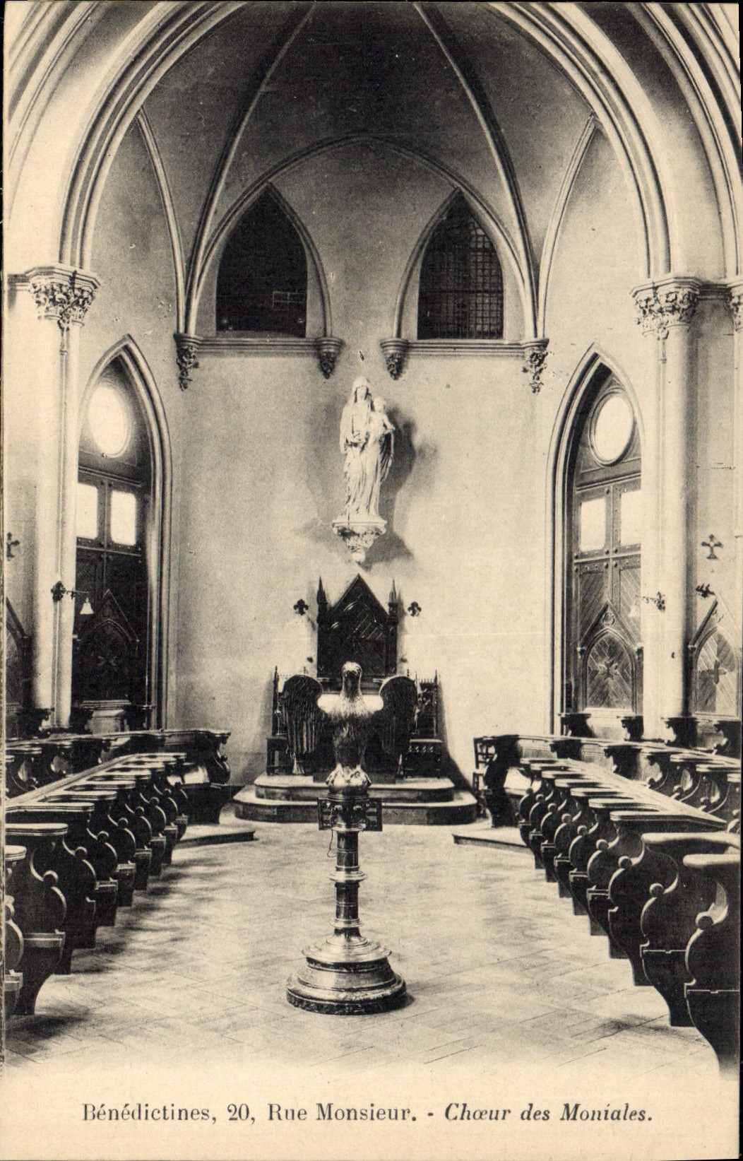 CPA Benedictines 20 rue Monsieur Choeur des Moniales