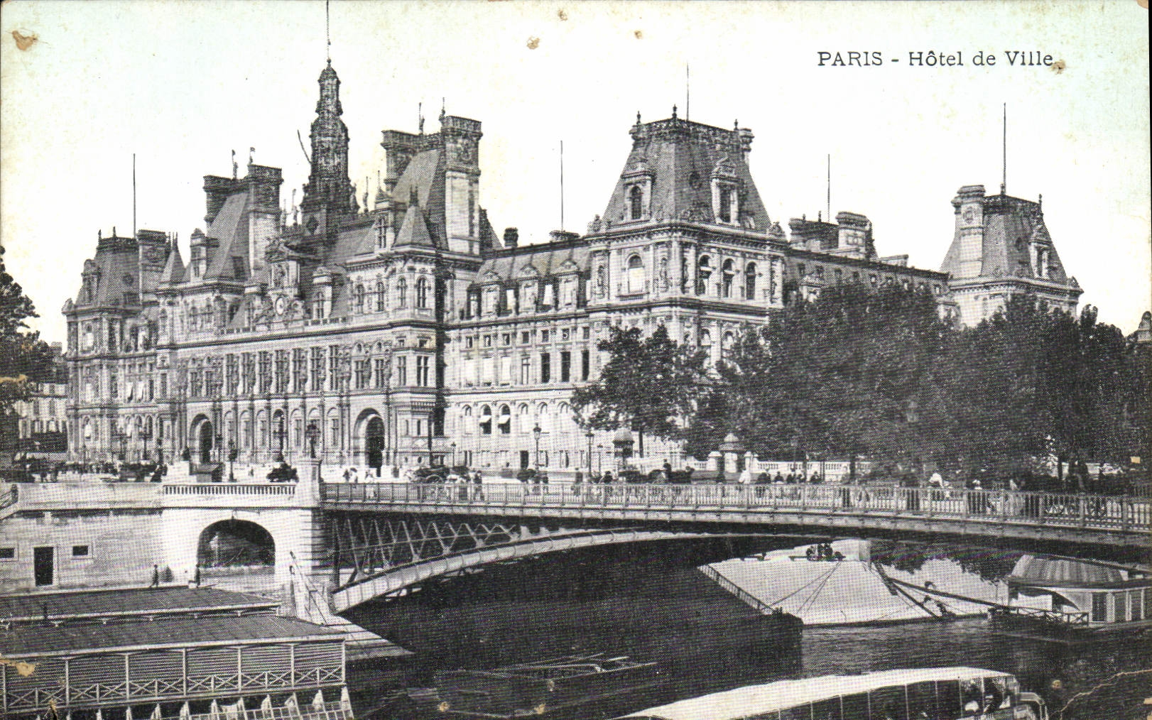 CPA Paris hotel de Ville 