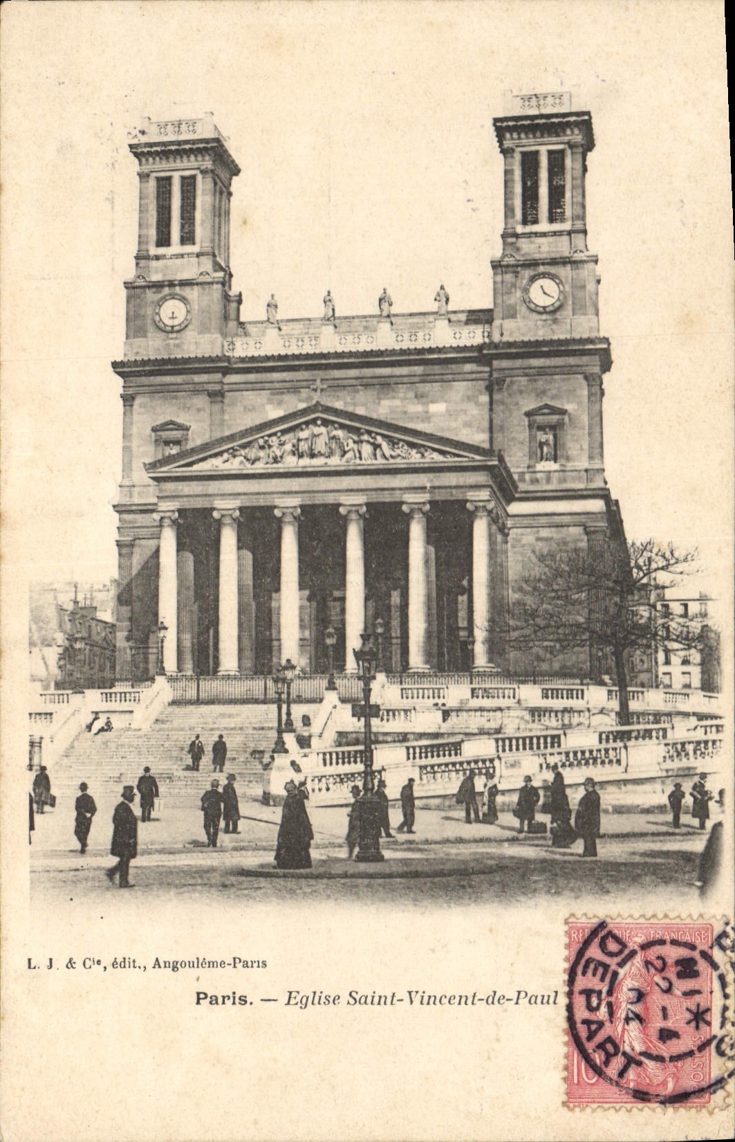 CPA Paris Eglise Saint Vincent de Paul 