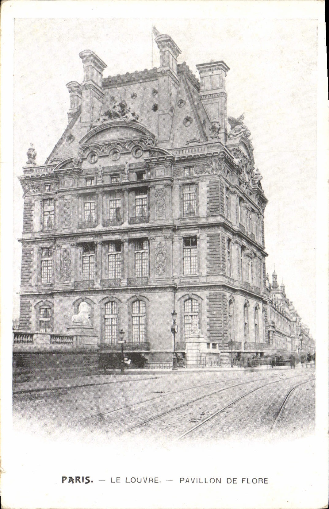 CPA Paris le Louvre Pavillon de Flore 