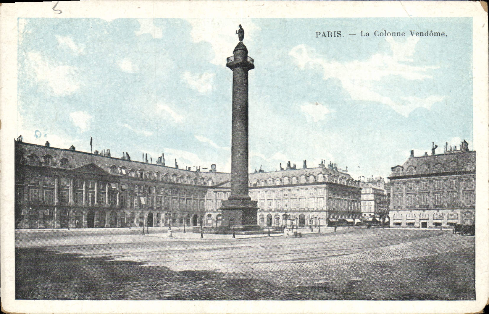 CPA Paris la Colonne Vendome 