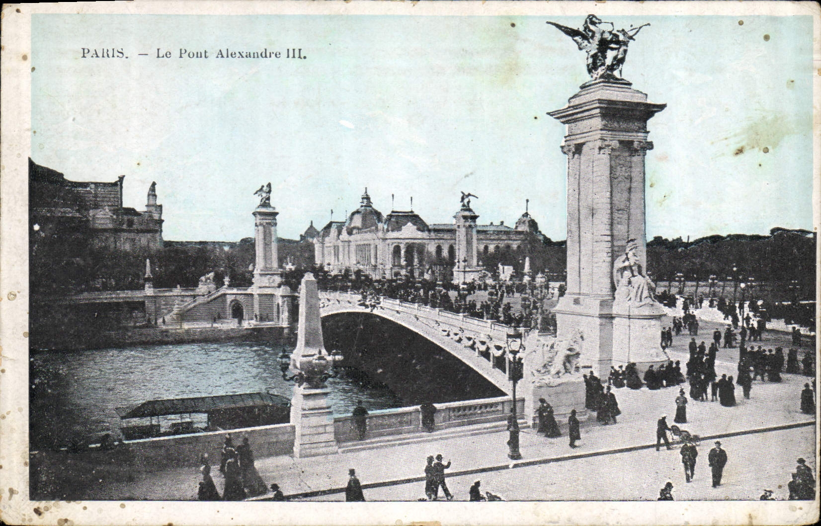 CPA Paris le Pont Alexandre III 