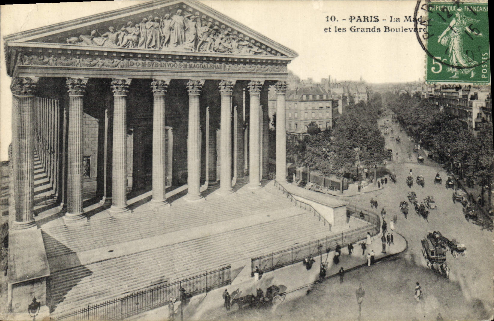 CPA Paris Madeleine et les Grands Boulevards