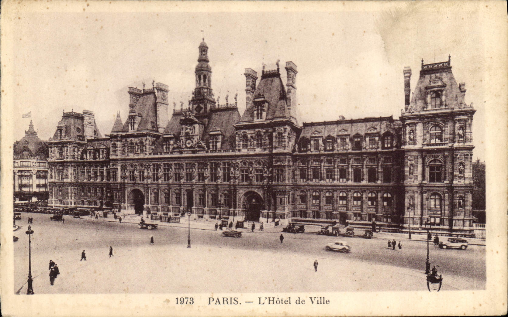 CPA Paris l'hotel de Ville 