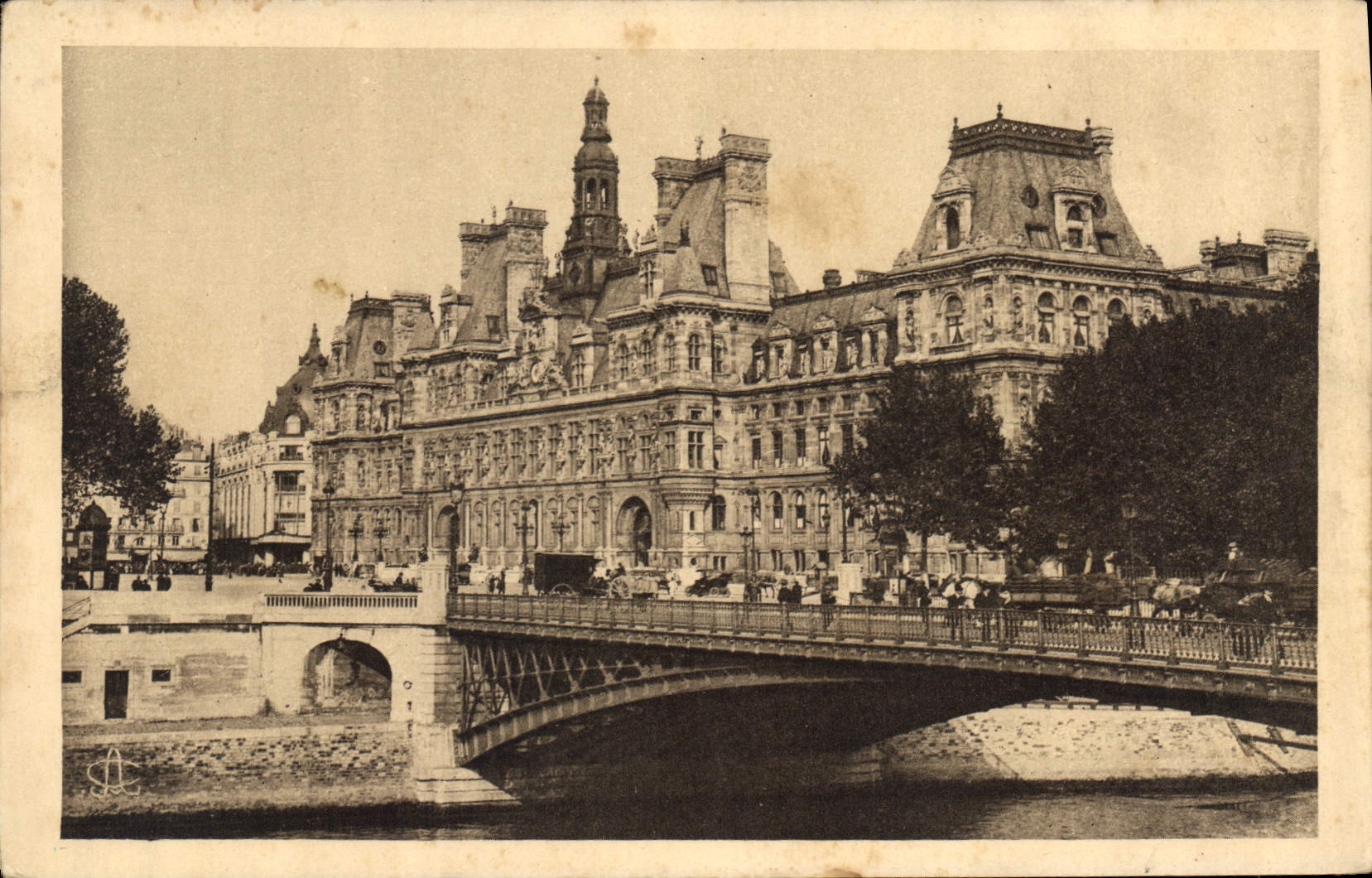 CPA Paris l'hotel de ville 