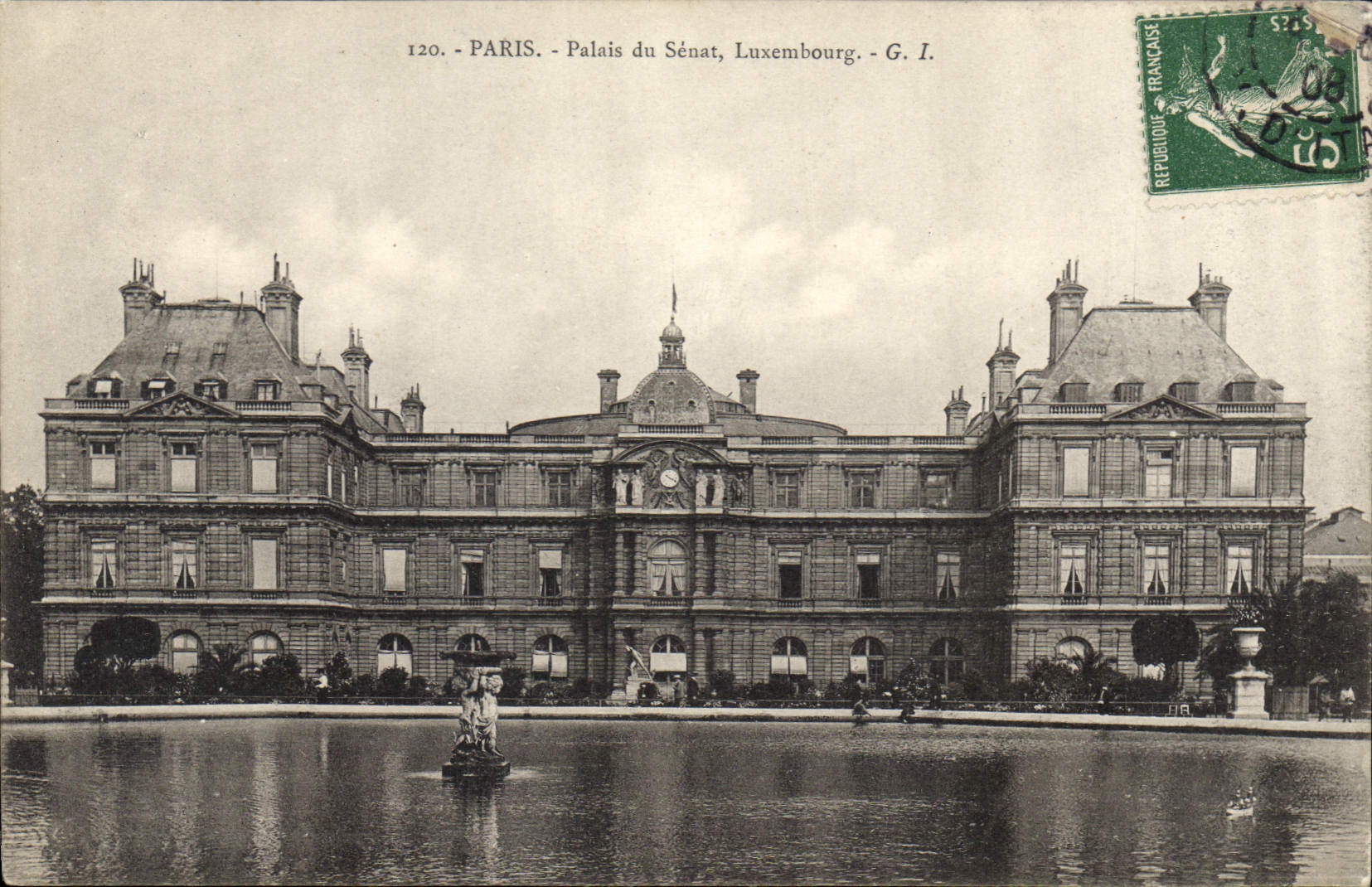 CPA Paris Palais du Senat Luxembourg 