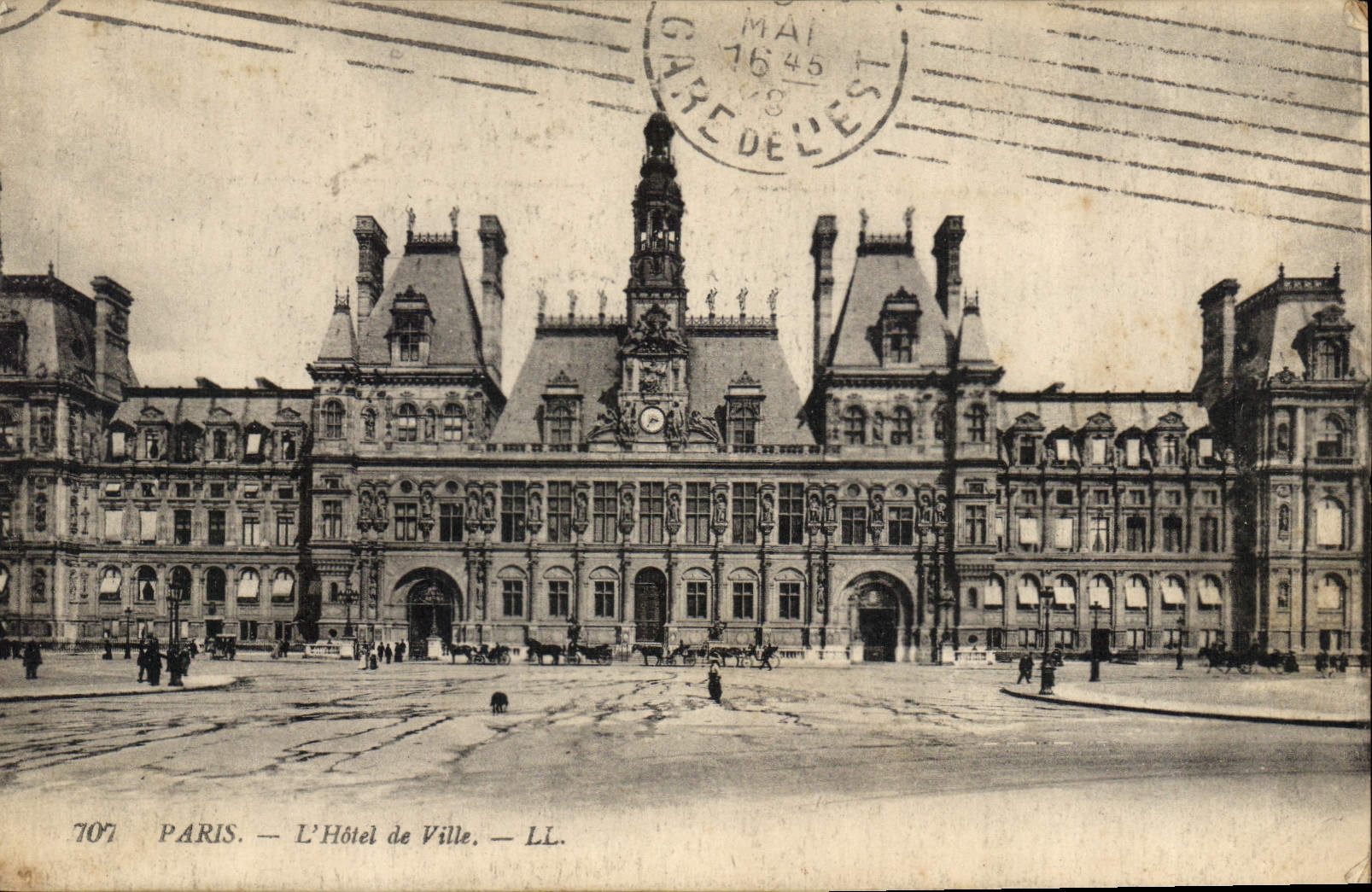 CPA Paris l'hotel de Ville 