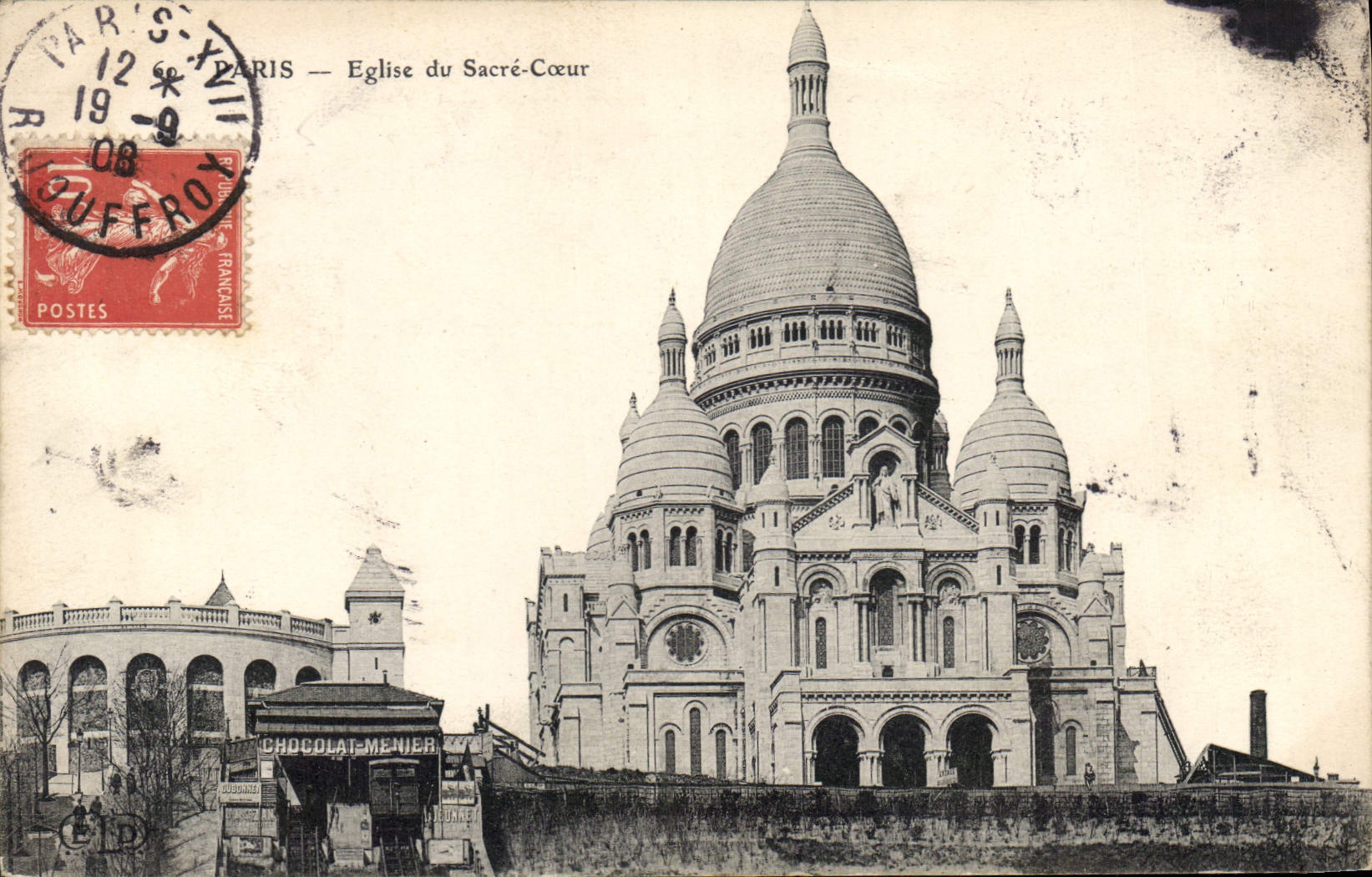 CPA Paris Eglise du Sacre Coeur 
