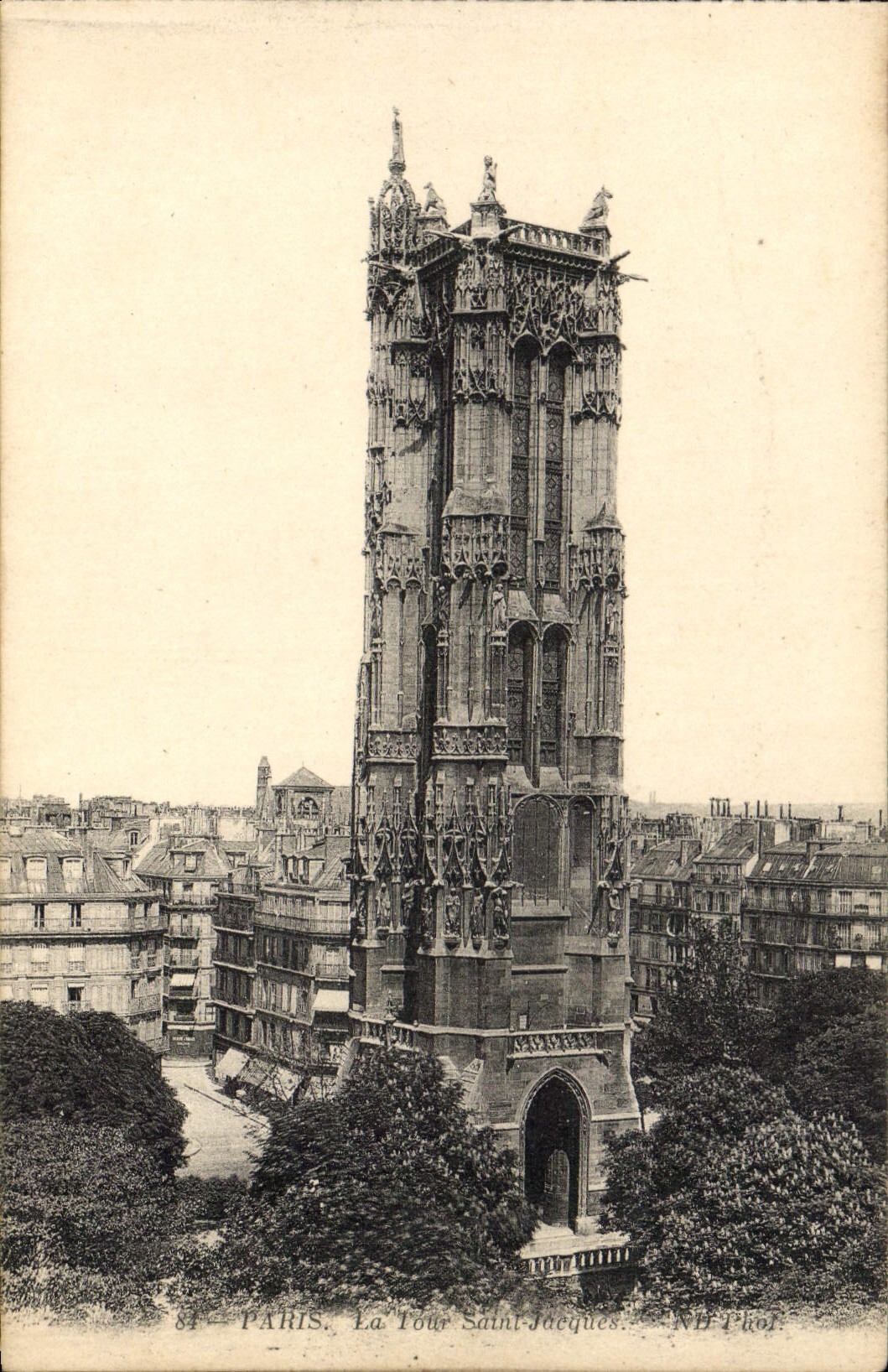 CPA Paris la Tour Saint Jacques 