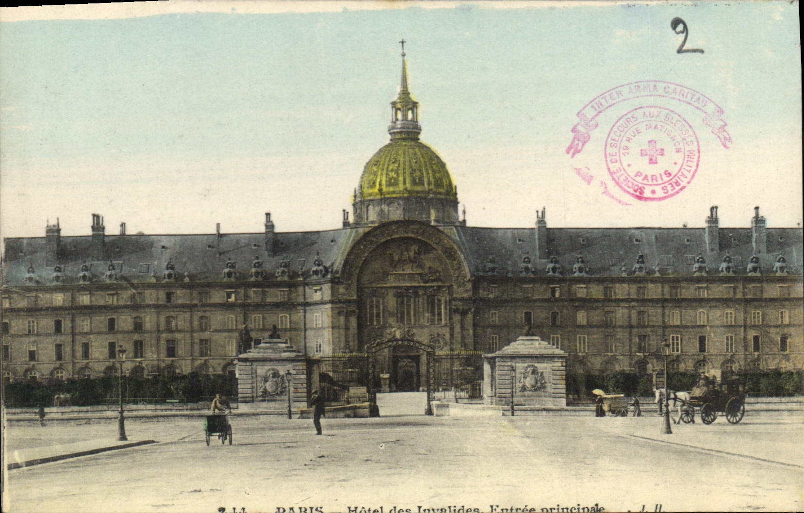 CPA Paris hotel des Invalides Entree Principale 