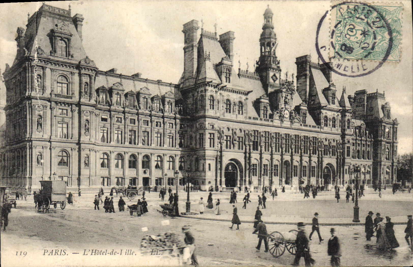 CPA Paris l'hotel de Ville 