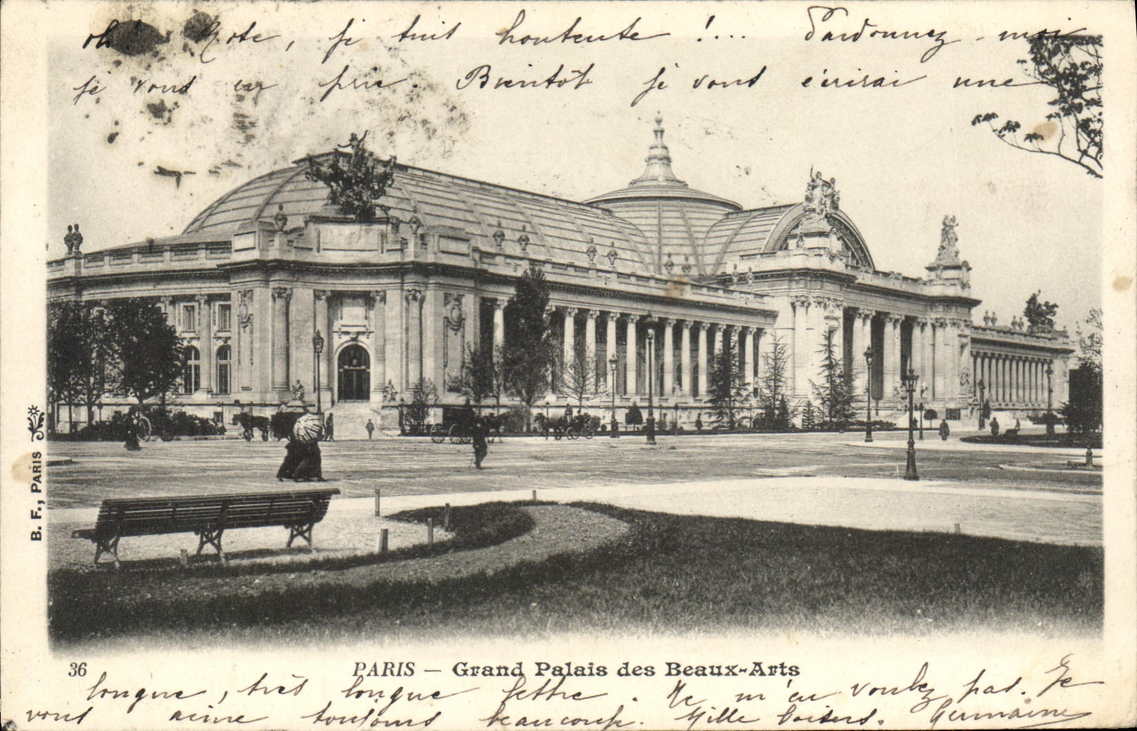 CPA Paris Grand Palais des Beaux Arts 