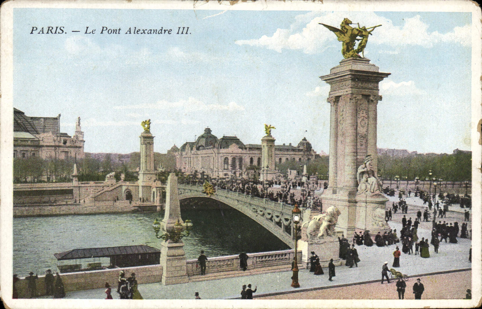CPA Paris le Pont Alexandre III 
