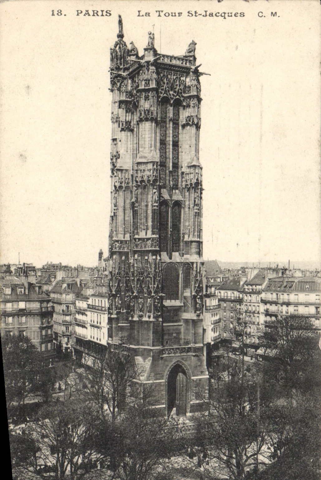 CPA Paris la Tour St Jacques 