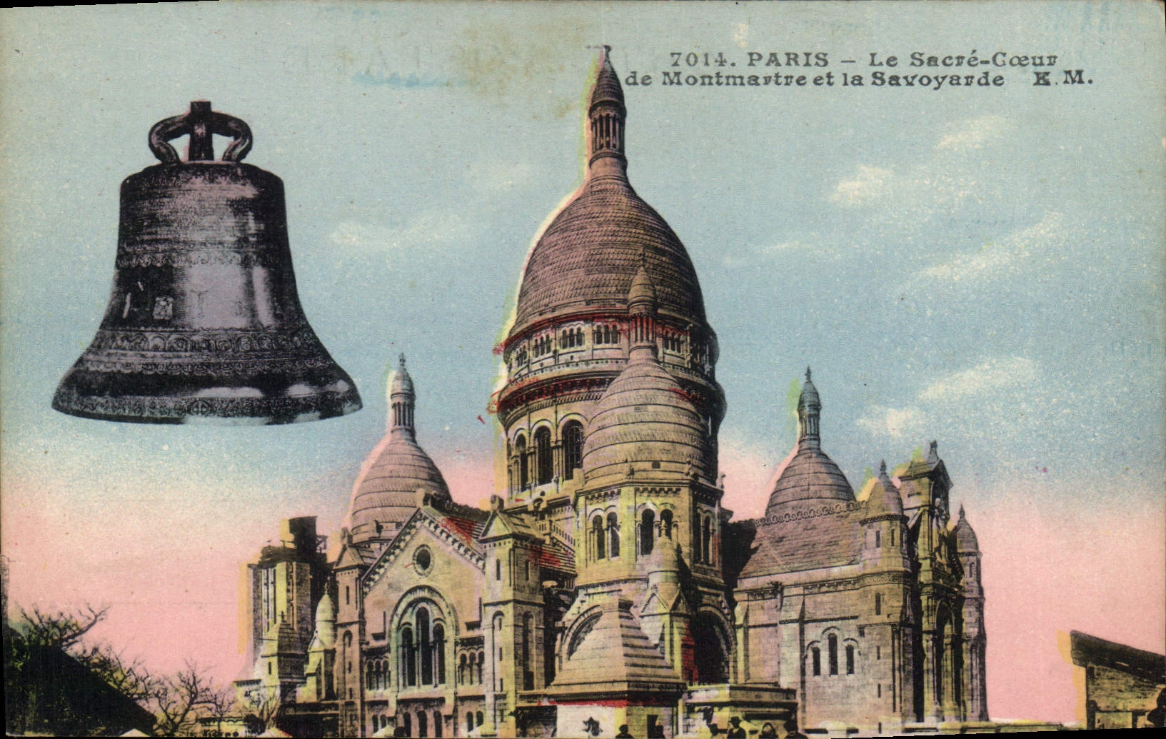 CPA Paris Le Sacre Coeur de Montmartre et la Savoyarde Cloche