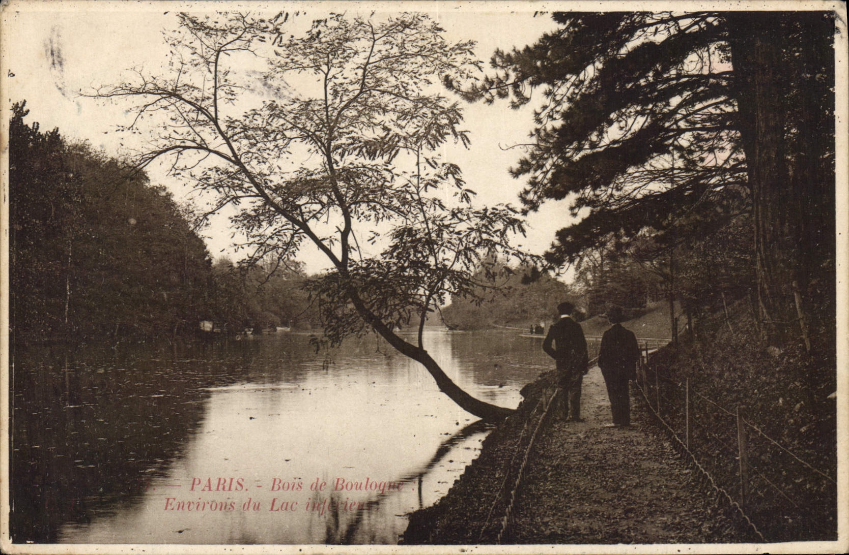 CPA Paris Le Bois de Boulogne Environs du Lac d'Orleans 