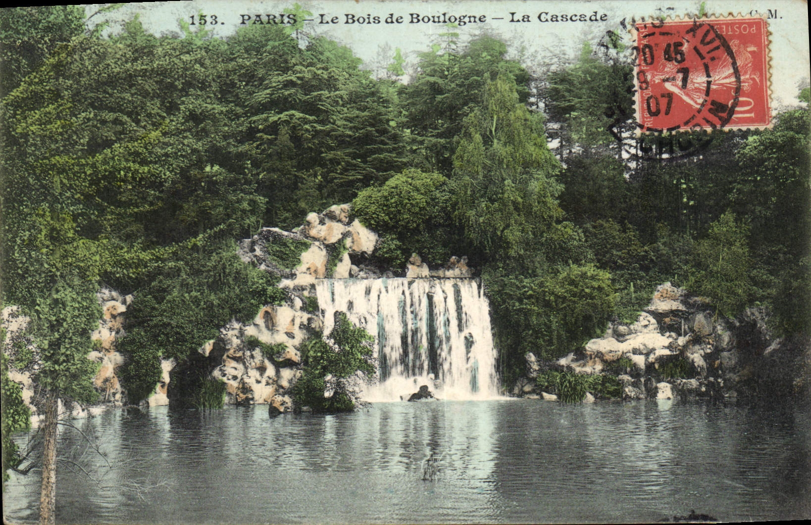 CPA Paris Le Bois de Boulogne La Cascade