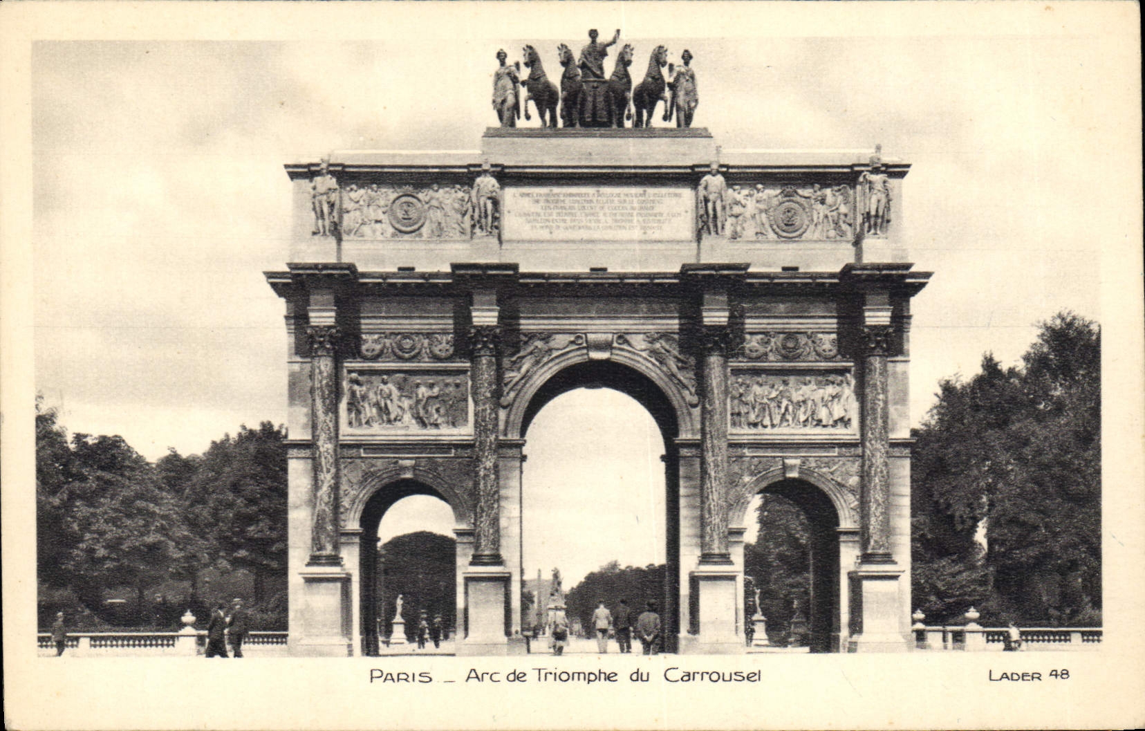 CPA Paris Arc de Triomphe du Carrousel 