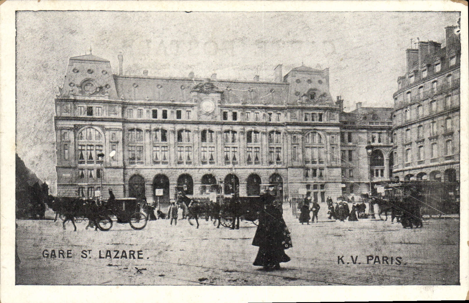 CPA Paris Gare St Lazaire 