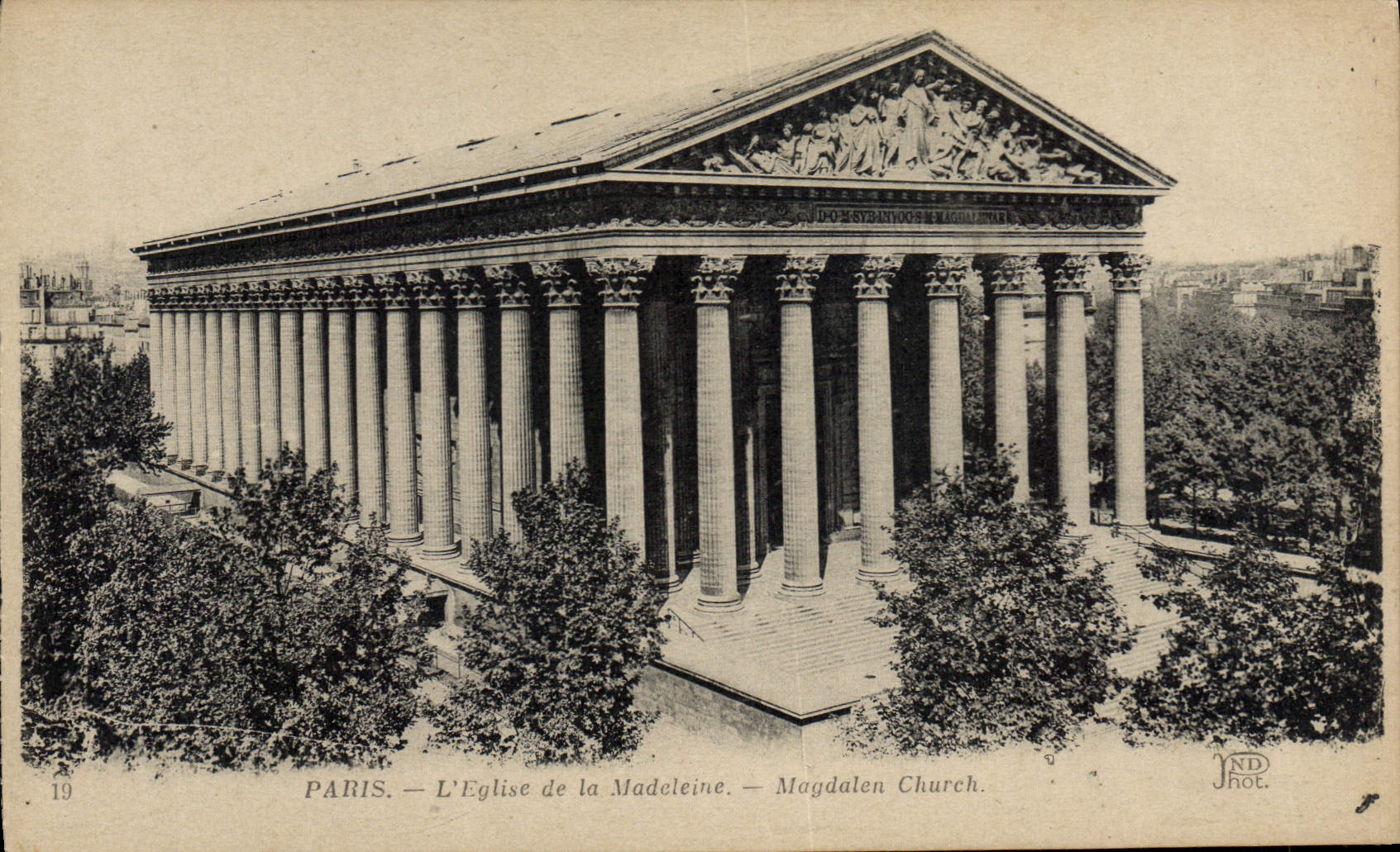 CPA Paris L'Eglise de la Madeleine 