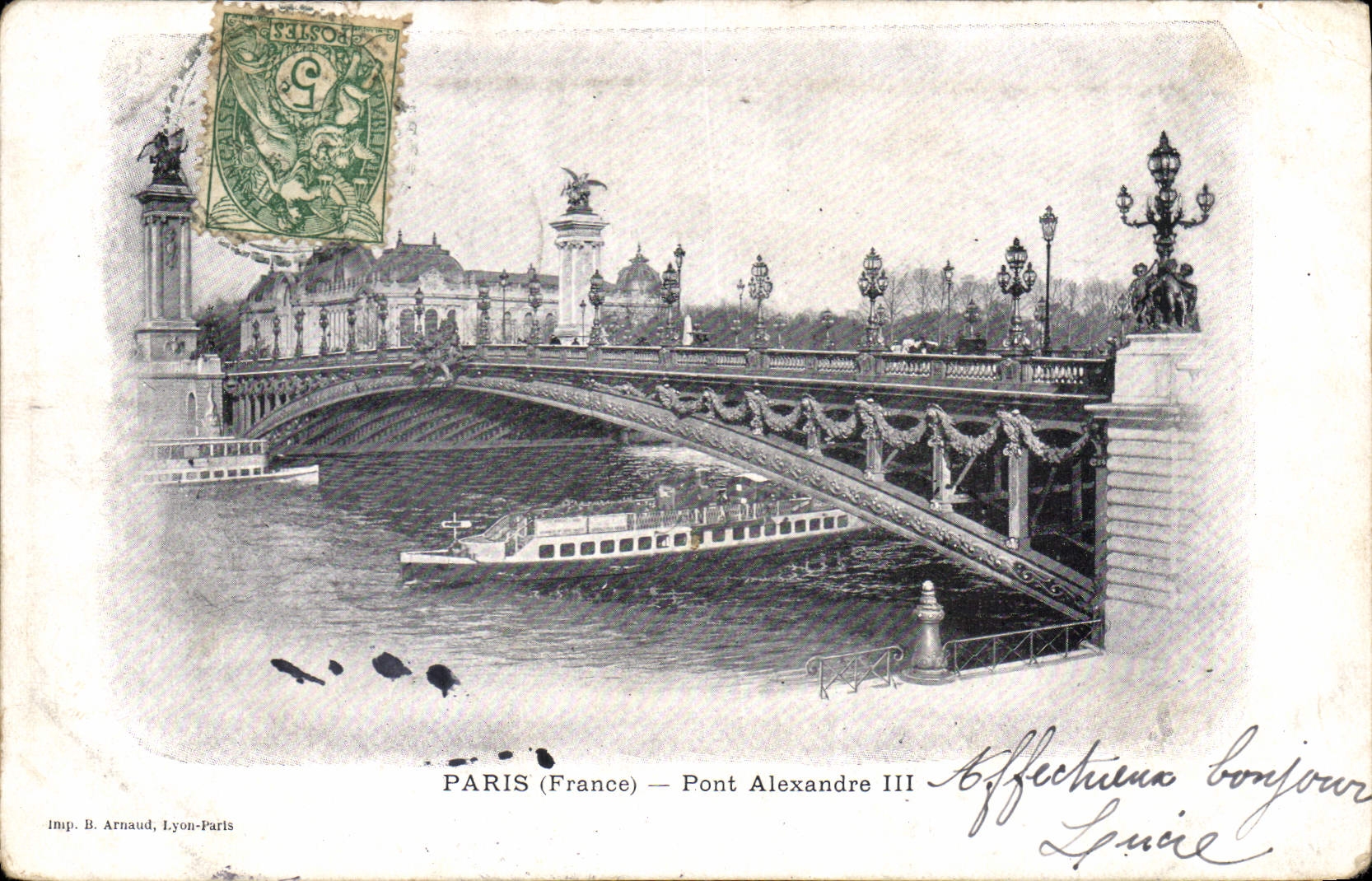 CPA Paris France Pont Alexandre III 
